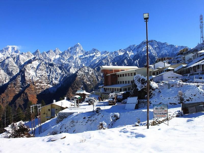 Auli station Uttarakhand India