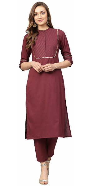 Mandarin Collar Kurtis