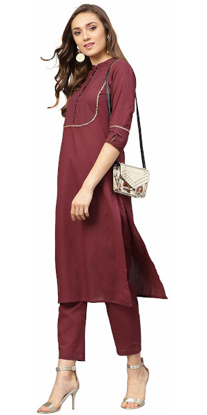 Mandarin Collar Kurtis