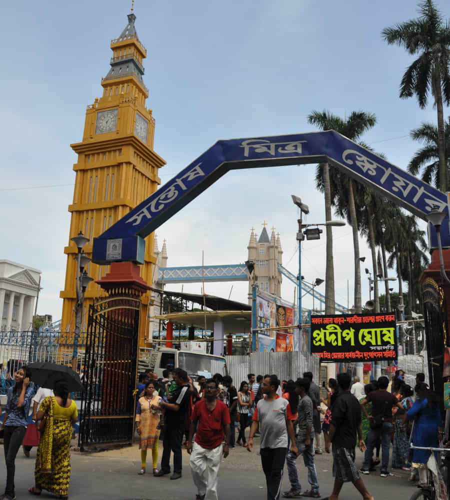 Santosh Mitra Square Durga Puja