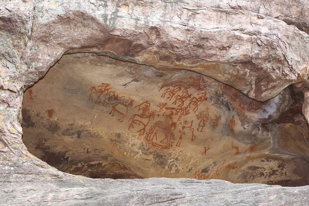 The rock carvings of Bhimbetka