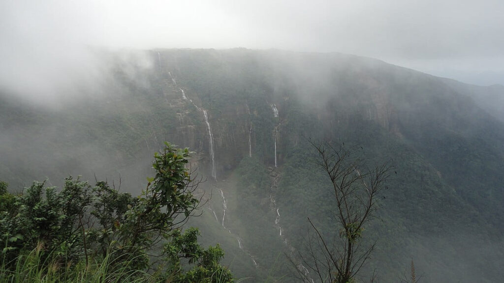 The falls and scenic beauty of Cherrapunji