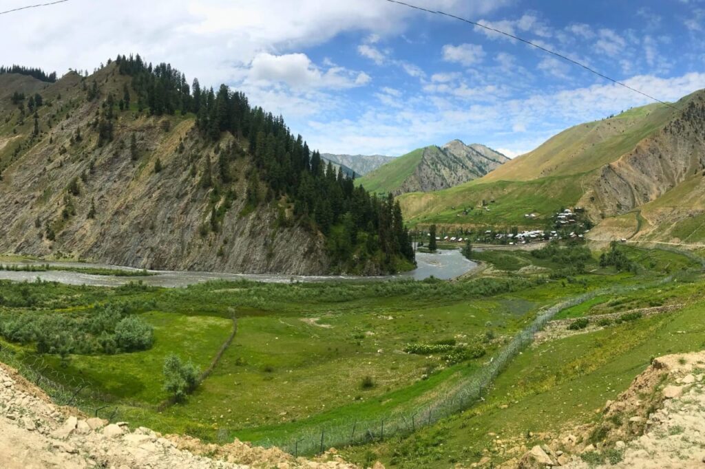 A view of the Gurez Valley in Kashmir