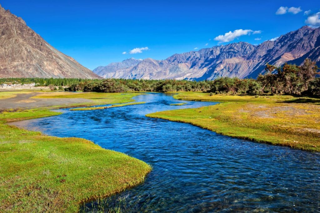 A view of Nubra Valley in Ladakh
