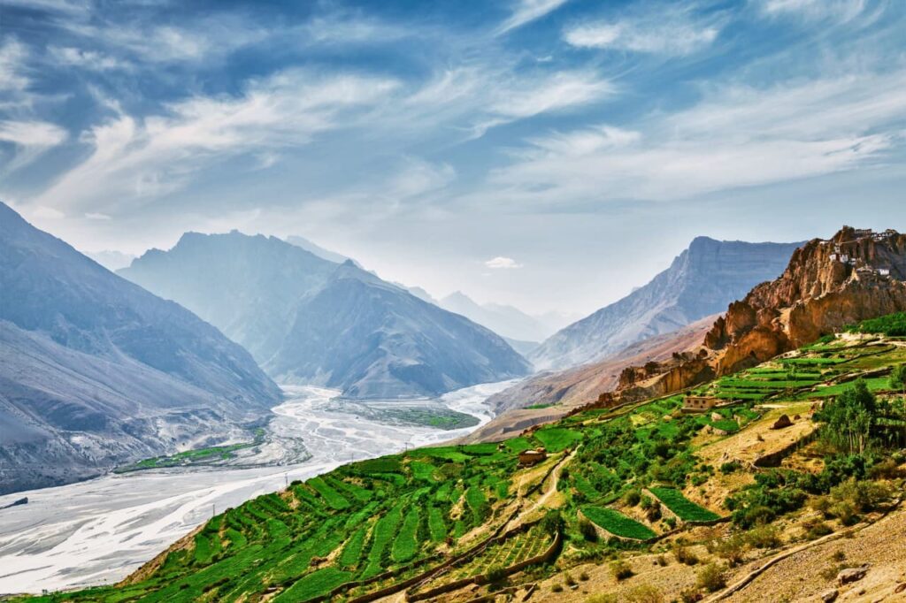 A view of Spiti Valley in Himachal Pradesh