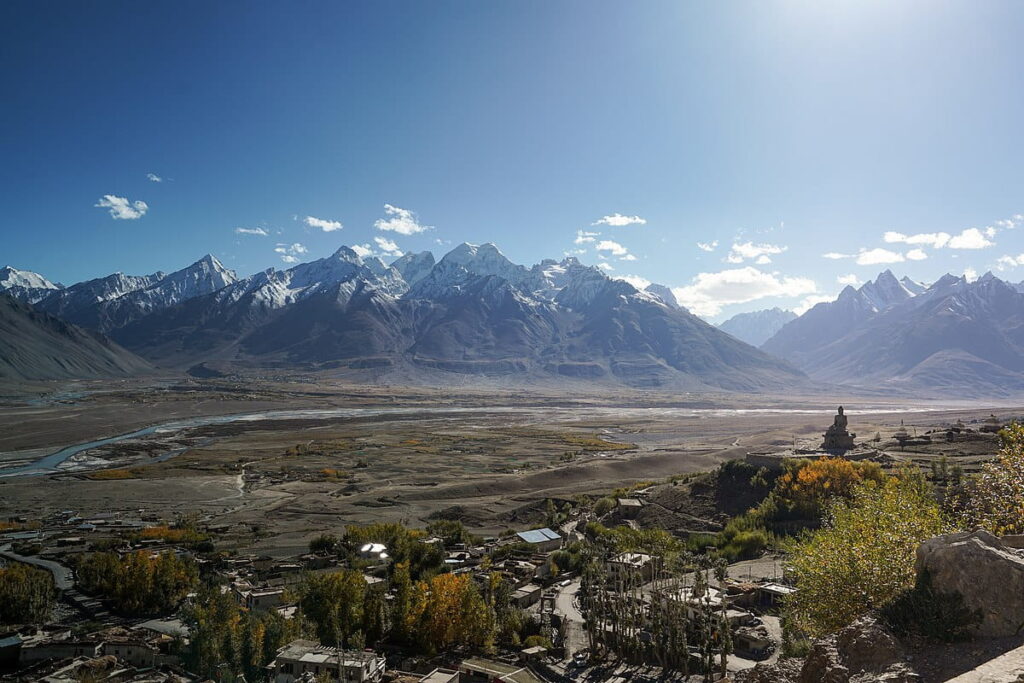 The mountains of Zanskar Valley in Ladakh