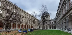 Arkadenhof In The University Of Vienna