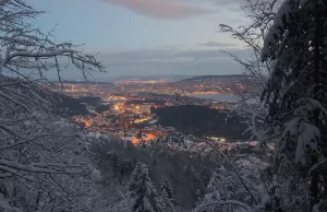 Zurich and the lower Sihl valley